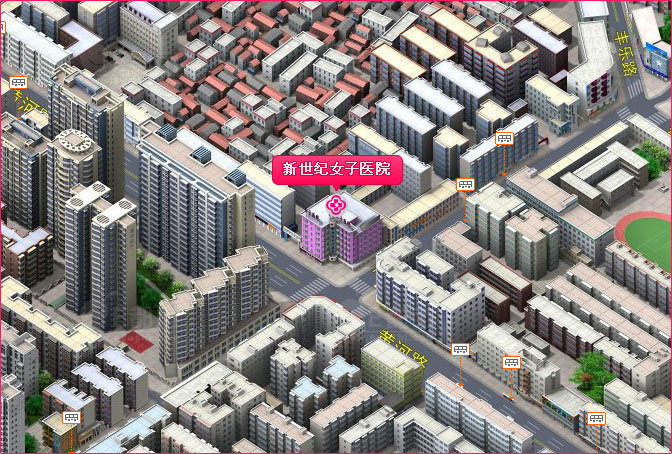 郑州新世纪女子医院来院路线